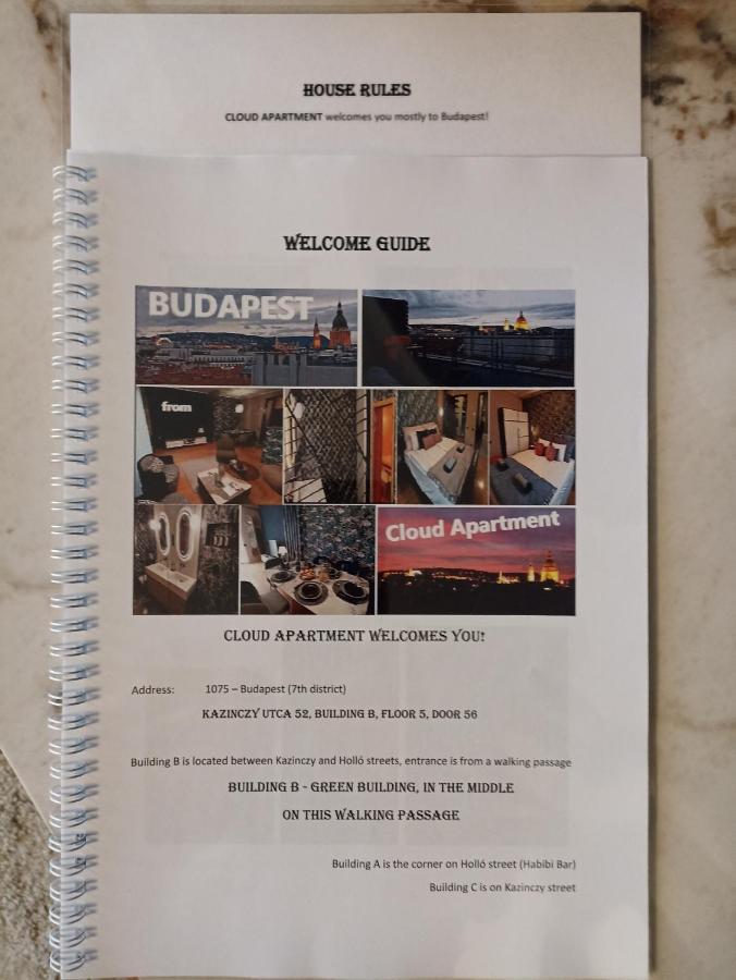 Cloud Apartment Gozsdu Budapešť Exteriér fotografie